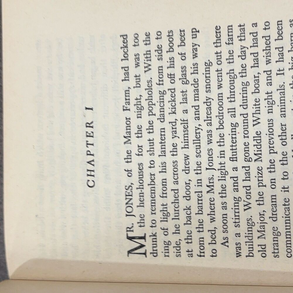 Animal Farm George Orwell 1946 1st Edition book of month HC DJ Harcourt Brace - Picture 12 of 16